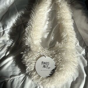 Princess Polly heart fluff purse